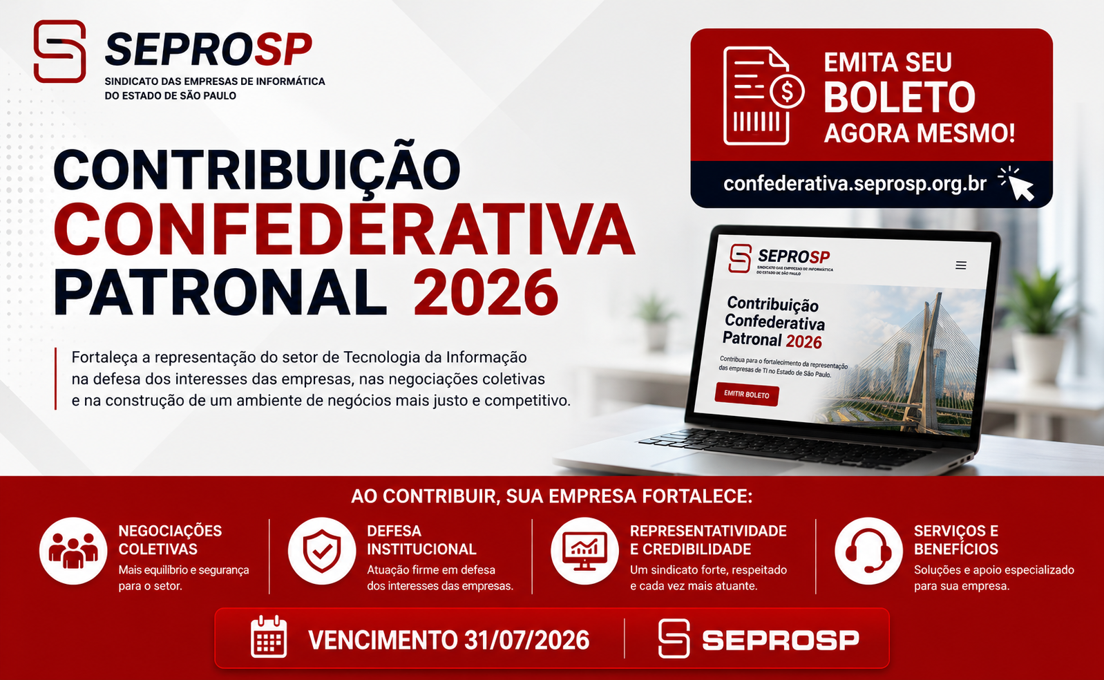Contribuição Confederativa Patronal 2026